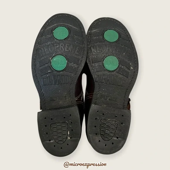 $389 Veronica Short Engineer Lug Sole Belted Red Oxblood Leather Moto Ankle Boot - Picture 12 of 13